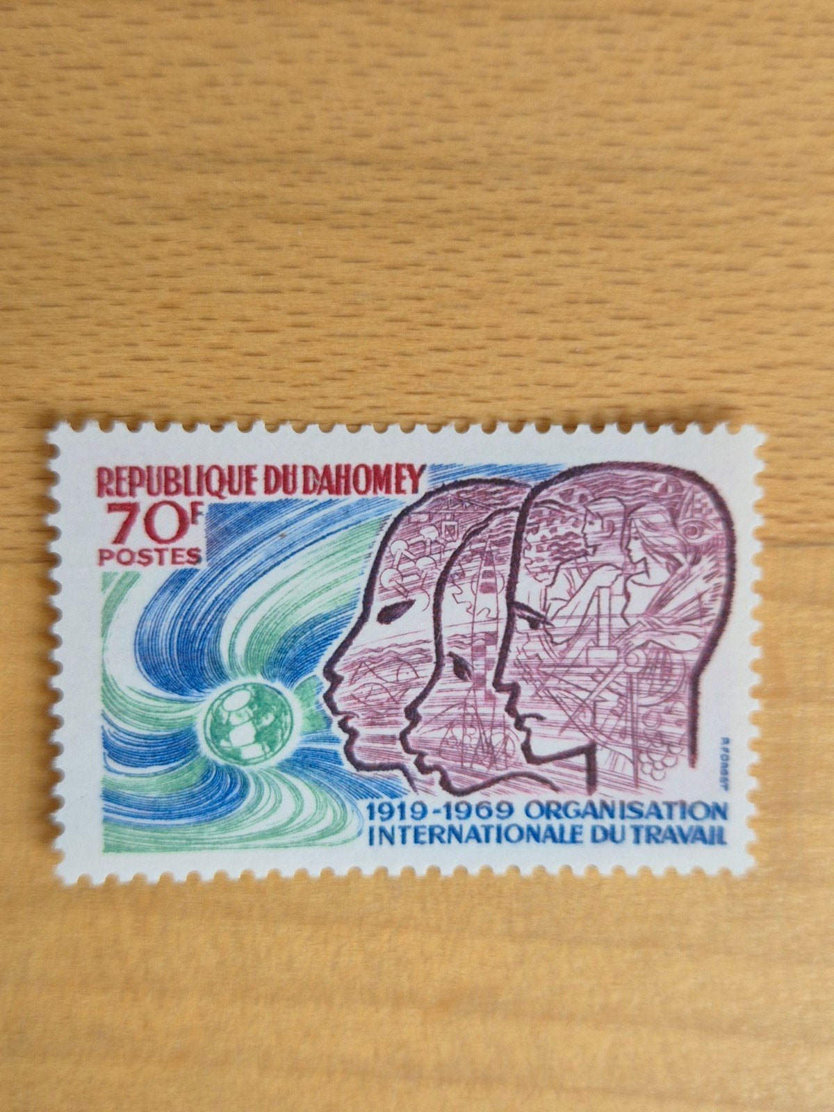 Dahomey 1969 ILO, Ophalen of Verzenden, Overige landen, Postfris
