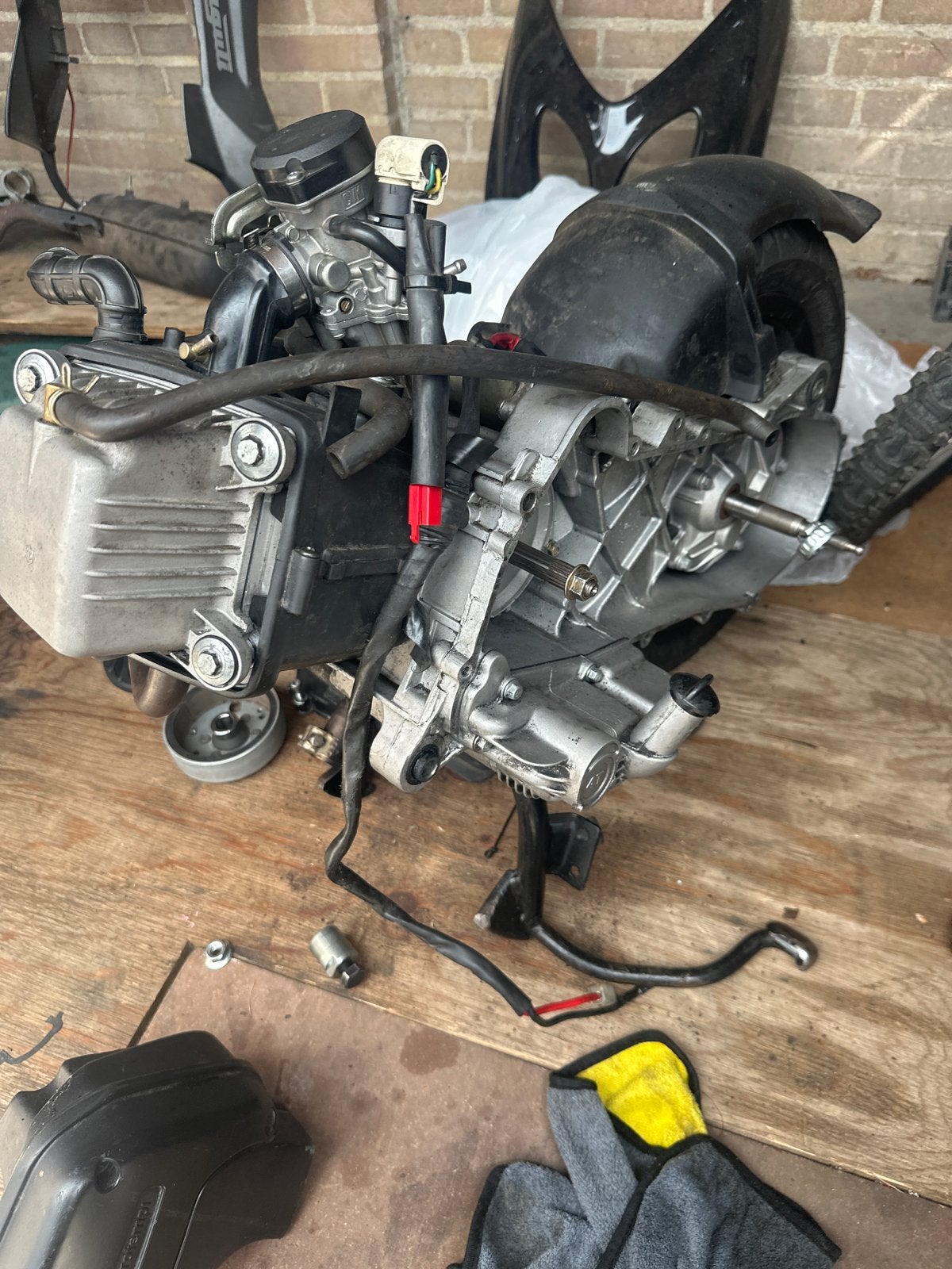 Piaggio Zip 4T 80cc compleet, Ophalen, Gebruikt, Blok, Piaggio