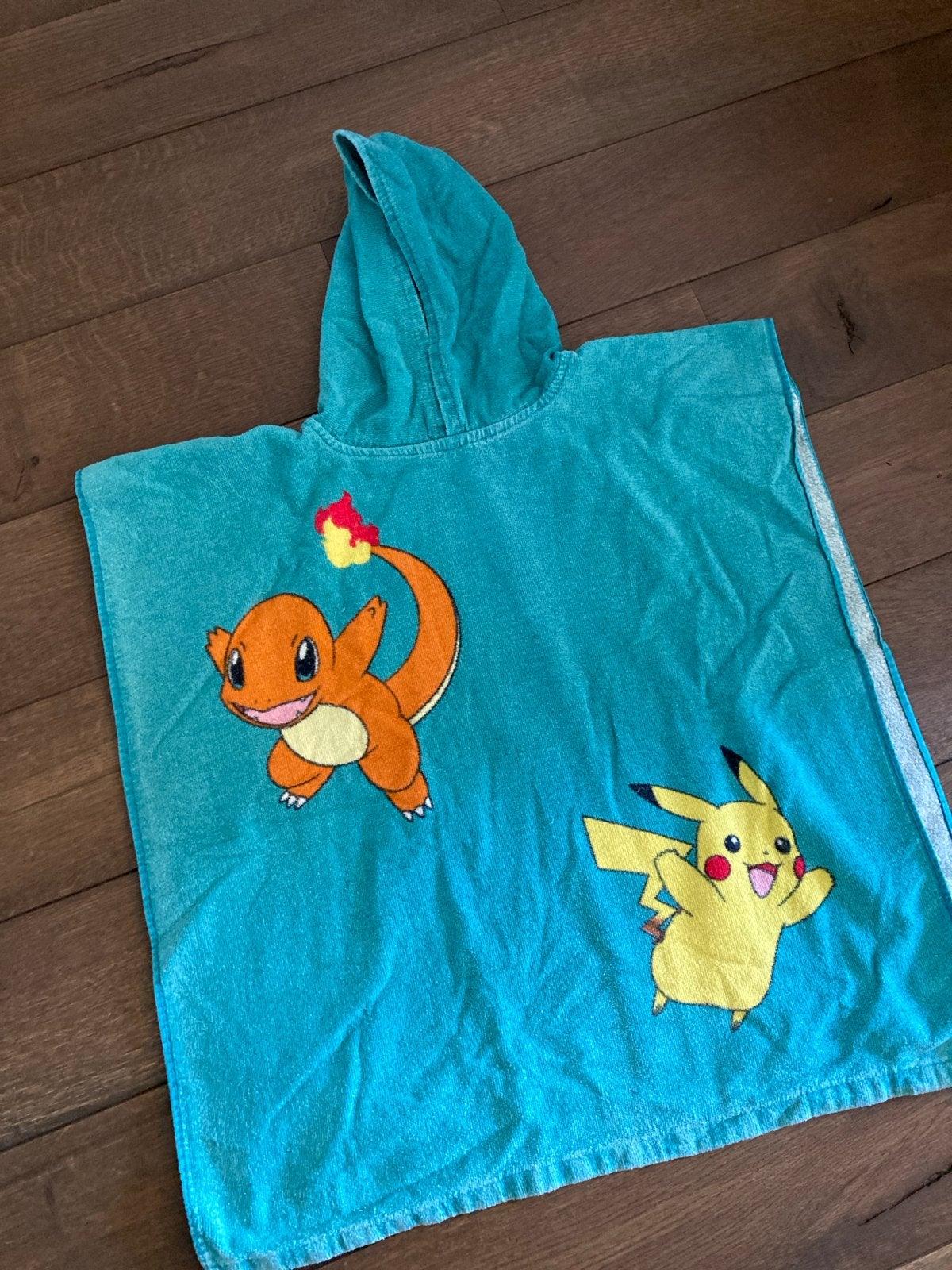 Pokémon Badcape / Handdoek met Capuchon 4-5 jaar, Ophalen of Verzenden, Gebruikt, Jongen of Meisje