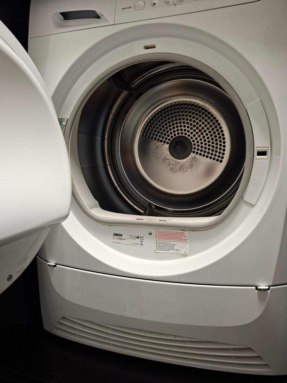 Zanussi Lindo100 condensdroger, Ophalen, 6 tot 8 kg, Gebruikt, Voorlader