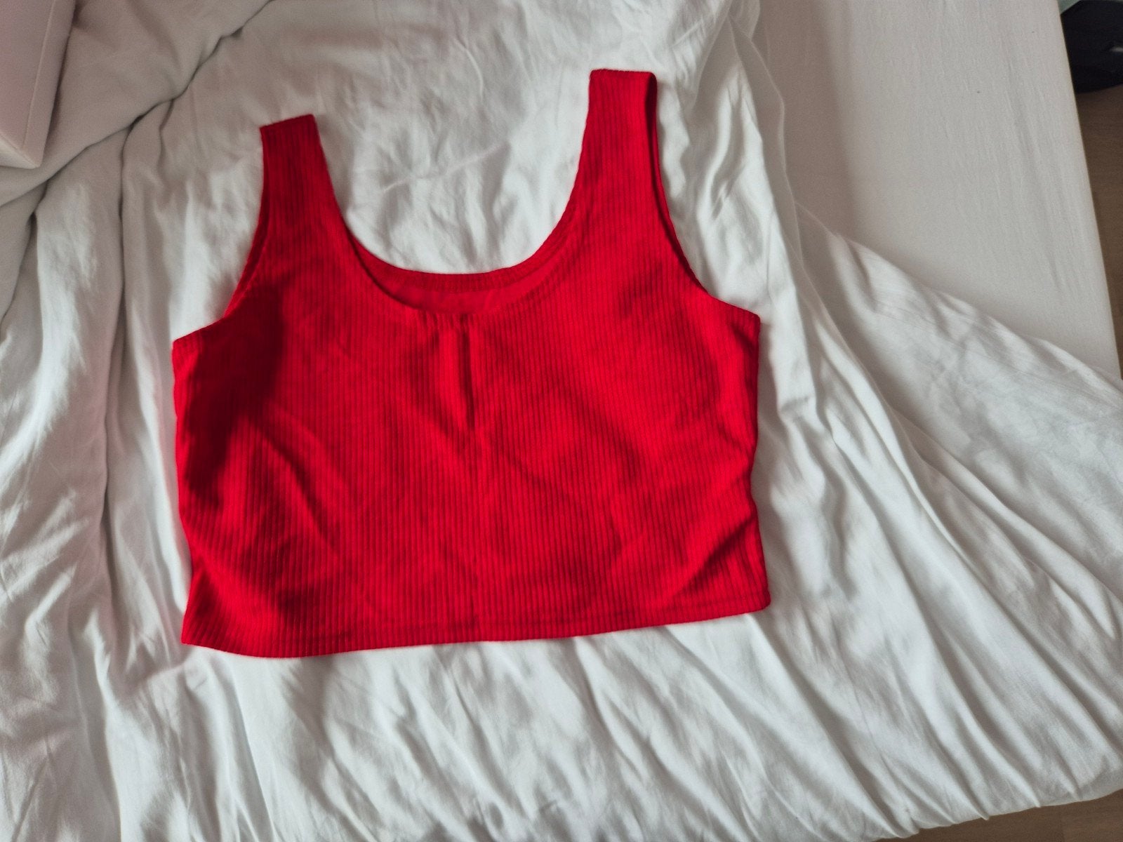 rode top, Kleding | Dames, Maat 46/48 (XL) of groter, Ophalen of Verzenden, Zo goed als nieuw, Zonder mouw
