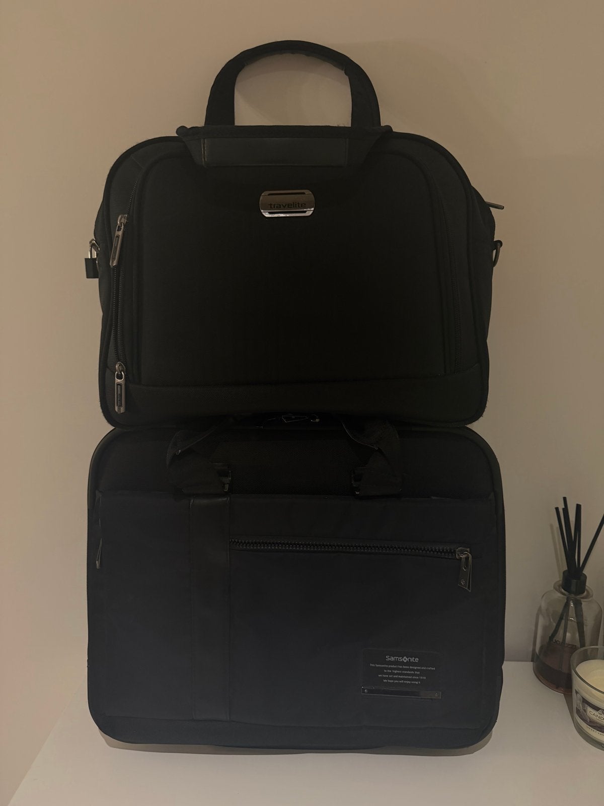Travelite en Samsonite laptoptas en koffer, 40 tot 60 cm, Gebruikt, 20 tot 30 cm, Verzenden
