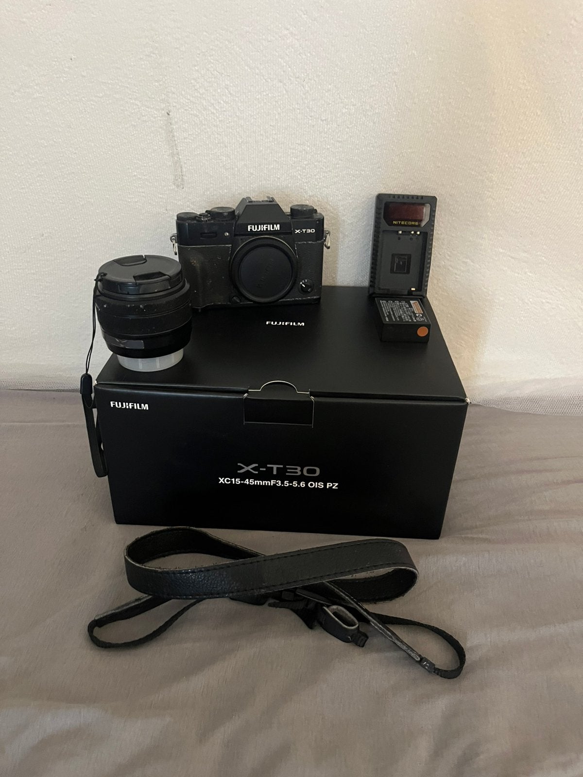 Fujifilm X-T30 + XC 15-45mm | Doos & bon | Lees beschrijving, Audio, Tv en Foto, Fotocamera's Digitaal, Gebruikt, Ophalen of Verzenden