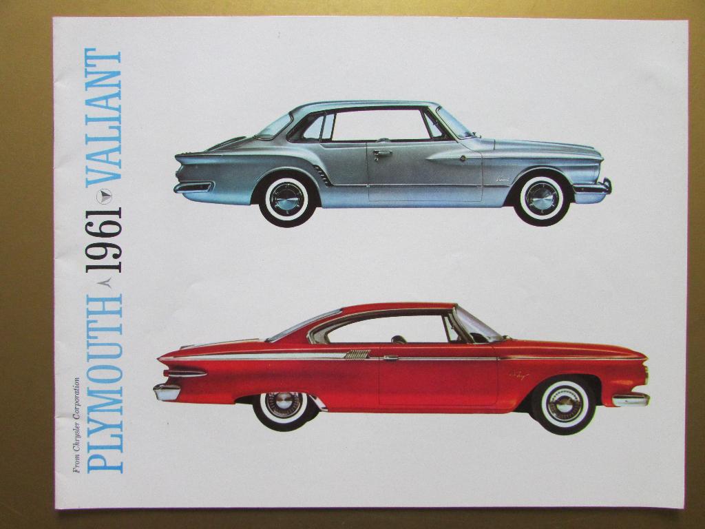 1961 Plymouth & Valiant prestige brochure, Engels, Ophalen of Verzenden, Zo goed als nieuw, Overige merken