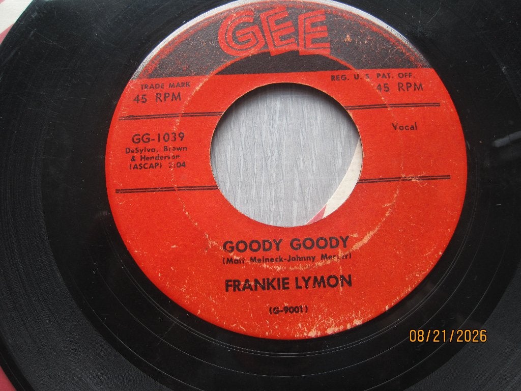 Frankie Lymon   -  Goody goody, Cd's en Dvd's, 7 inch, Ophalen of Verzenden, Zo goed als nieuw, Overige typen