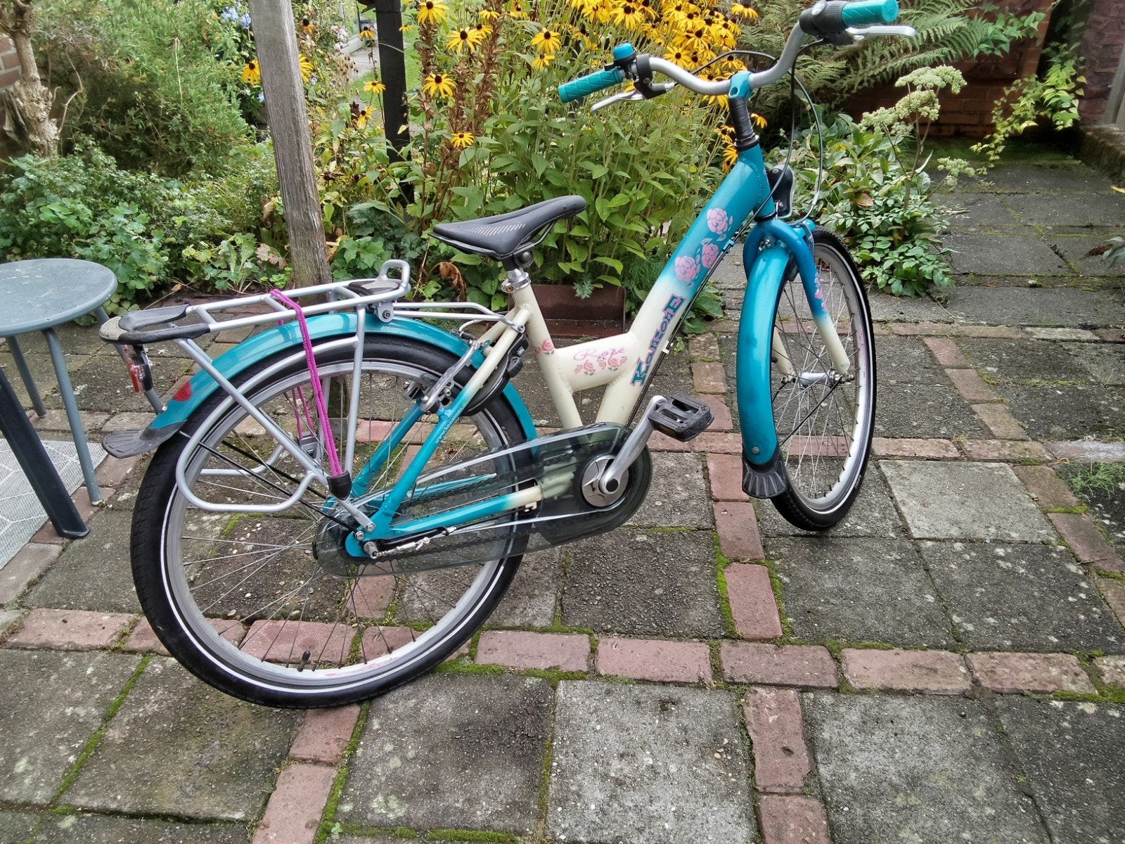 Gebruikte maar prima Kanzone meisjes fiets. 24"., Ophalen, Terugtraprem, Versnellingen, Kanzone