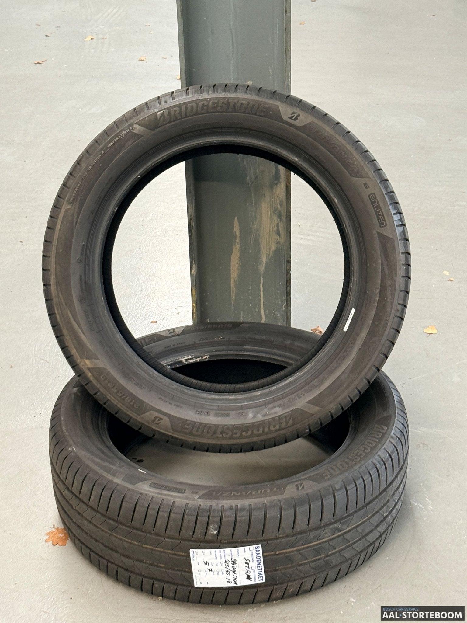 2x zomerband 215/55 R18 99V Bridgestone Turanza 6, Ophalen, 18 inch, -, -