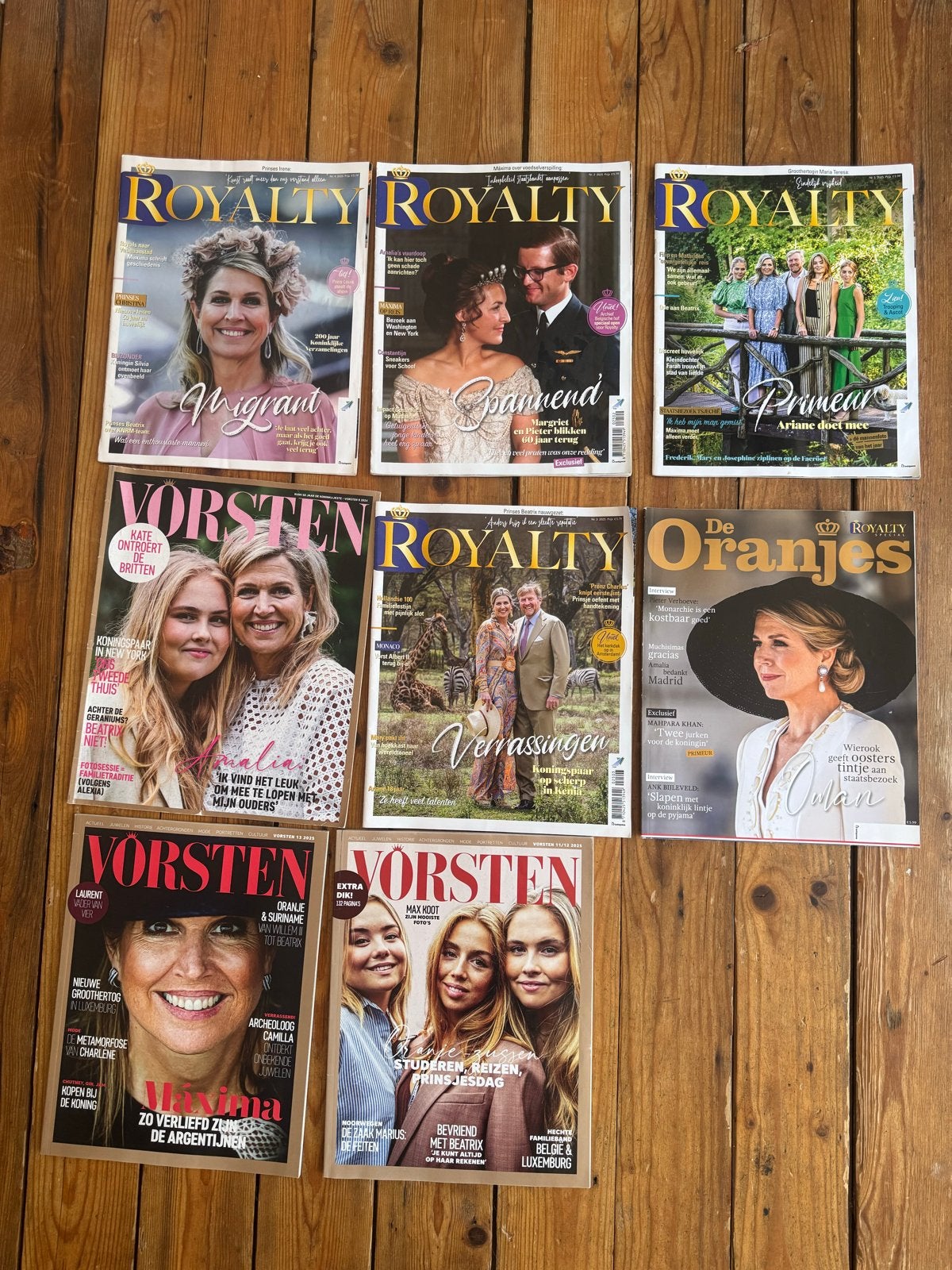 Royalty en Vorsten tijdschriften - Diverse edities, Ophalen of Verzenden, Gelezen, Gossip of Showbizz