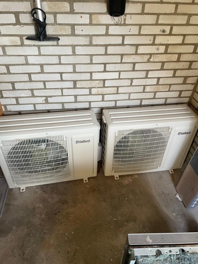 Twee Vaillant buitenunit airco’s - Ongebruikt., Witgoed en Apparatuur, Airco's, Minder dan 60 m³, Nieuw, 3 snelheden of meer, Ophalen of Verzenden