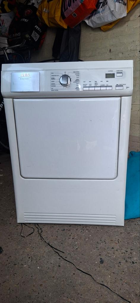 AEG Electrolux luchtWasdroger  - 7kg, 6 tot 8 kg, Gebruikt, Luchtafvoer, Ophalen of Verzenden