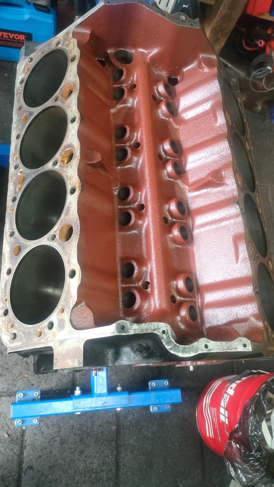 Chevrolet 350 V8 4 bolts dragrace blok high performance, Auto-onderdelen, Ophalen, Chevrolet