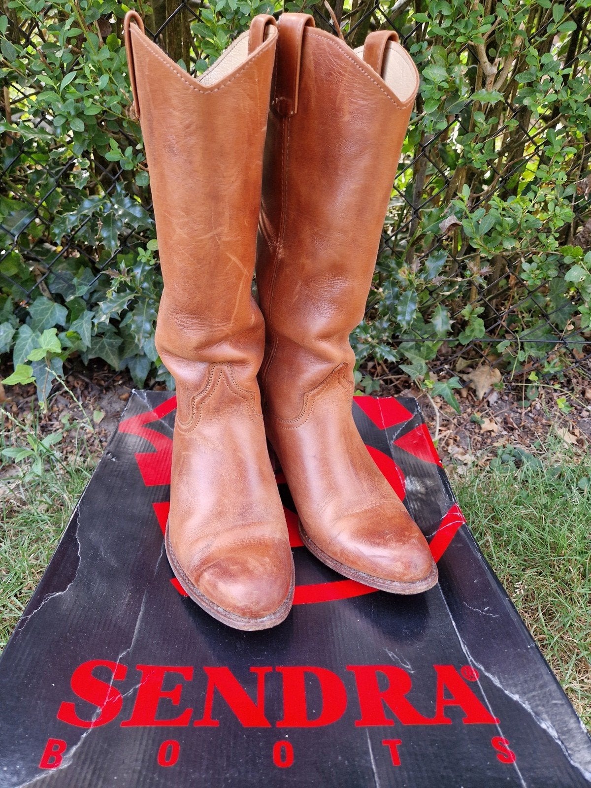Mooie stoere Sendra laarzen maat 39, Bruin, Ophalen of Verzenden, Zo goed als nieuw, Hoge laarzen