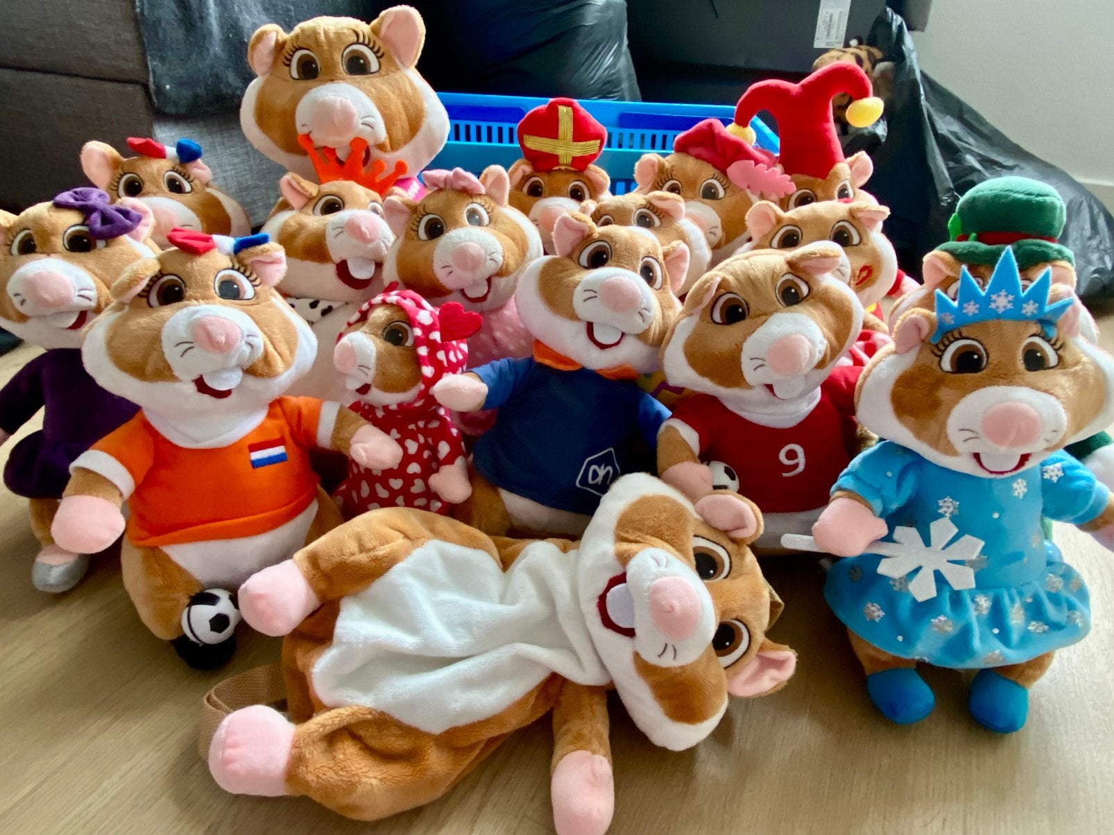 17x Albert Heijn hamster knuffel diverse soorten, Albert Heijn, Hamster, Ophalen of Verzenden, Zo goed als nieuw