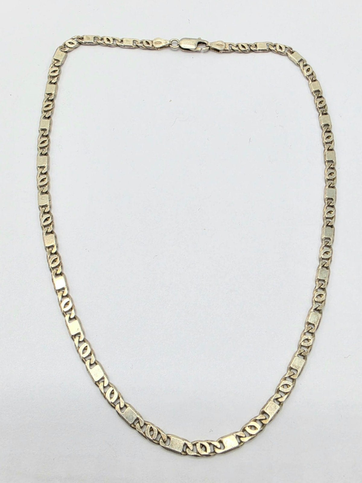 Zilveren Ketting Met Valkenoog Schakel, Verzenden, ., Zo goed als nieuw, .