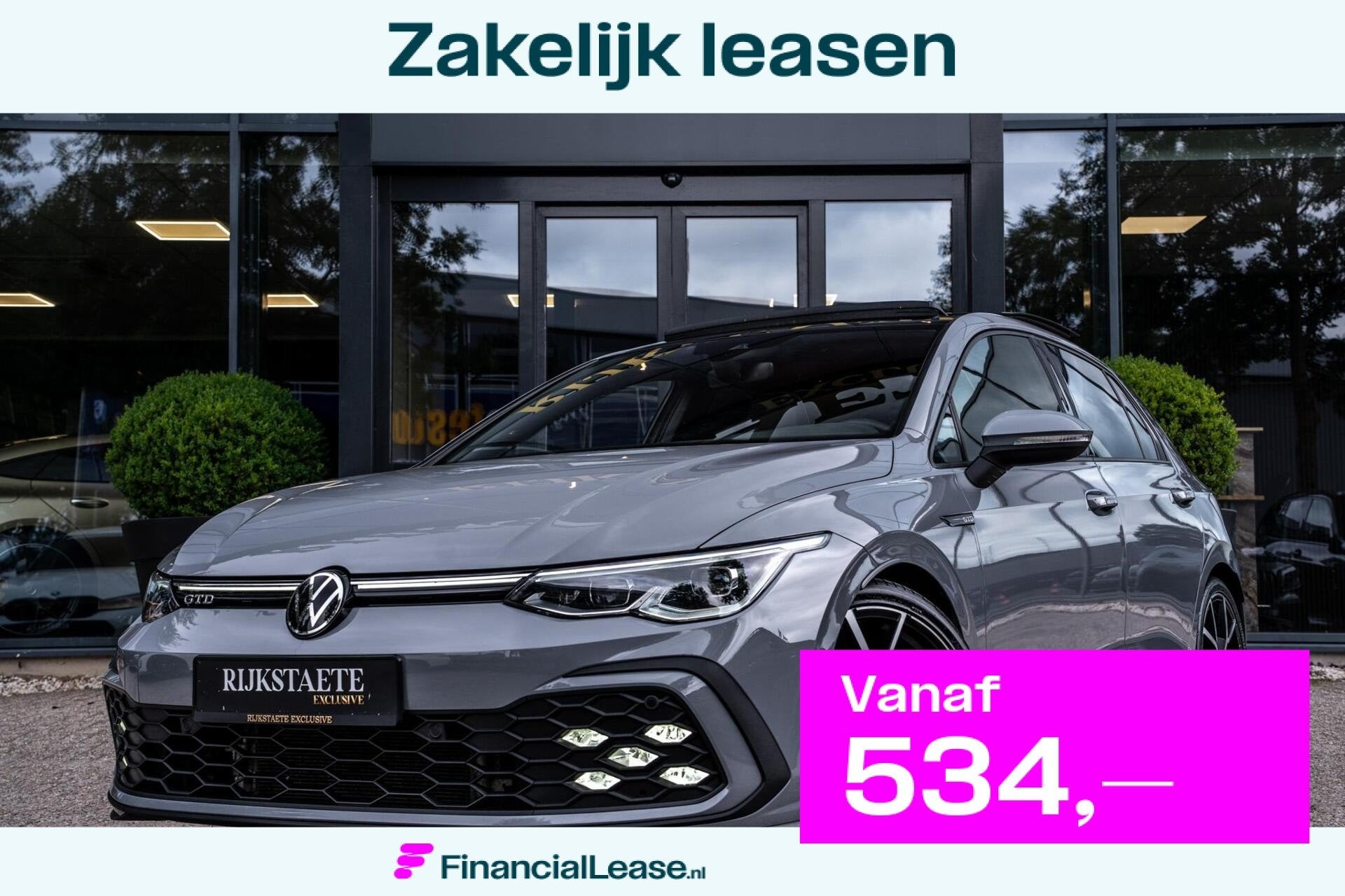 Volkswagen Golf 2.0 TDI GTD|PANO|ACC|CARPLAY|STOEL/STUURVERW, Dealer onderhouden, 730 kg, Gebruikt, 4 cilinders