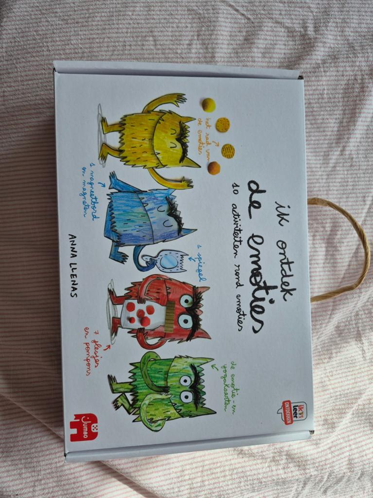 Ik ontdek de emoties - Jumbo spel, Kinderen en Baby's, Speelgoed | Educatief en Creatief, Nieuw, Ontdekken, Verzenden
