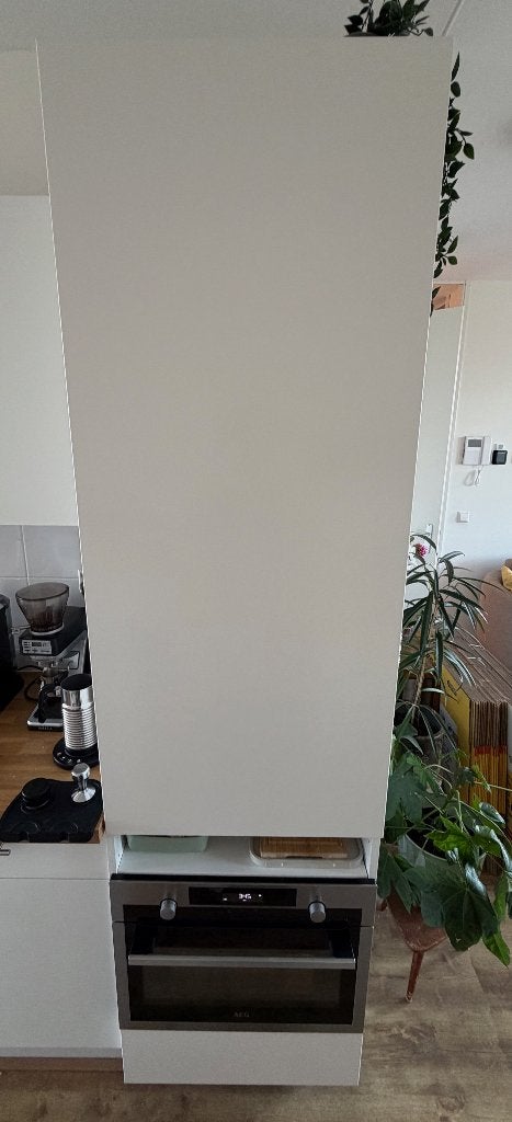 Ikea keukenkast incl siemens koelkast en AEG oven, Huis en Inrichting, Keuken | Keukenelementen, Ophalen, Gebruikt, 200 cm of meer