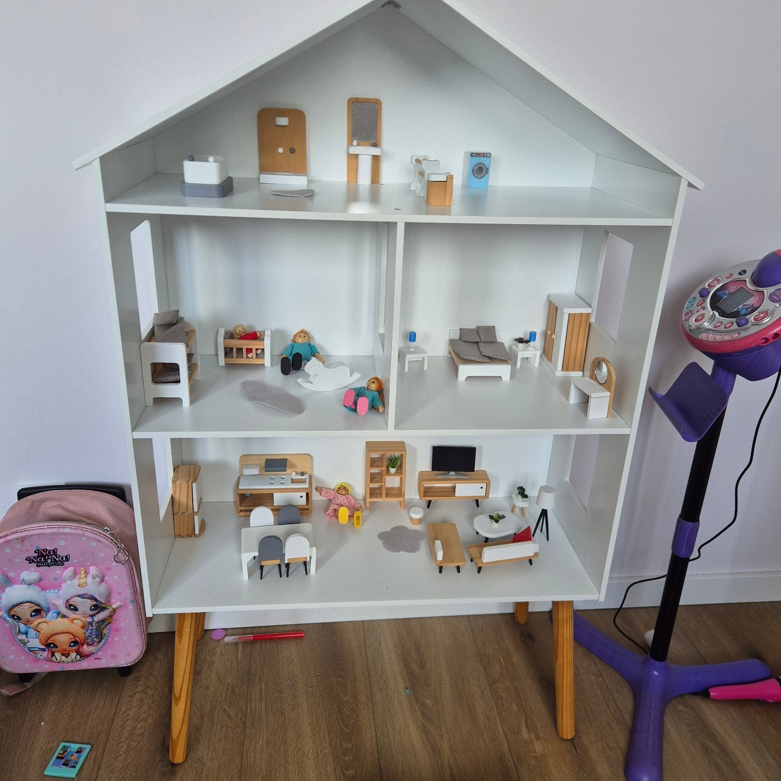 Bandits & Angels Poppenhuis inclusief meubels, Ophalen, Zo goed als nieuw, Poppenhuis