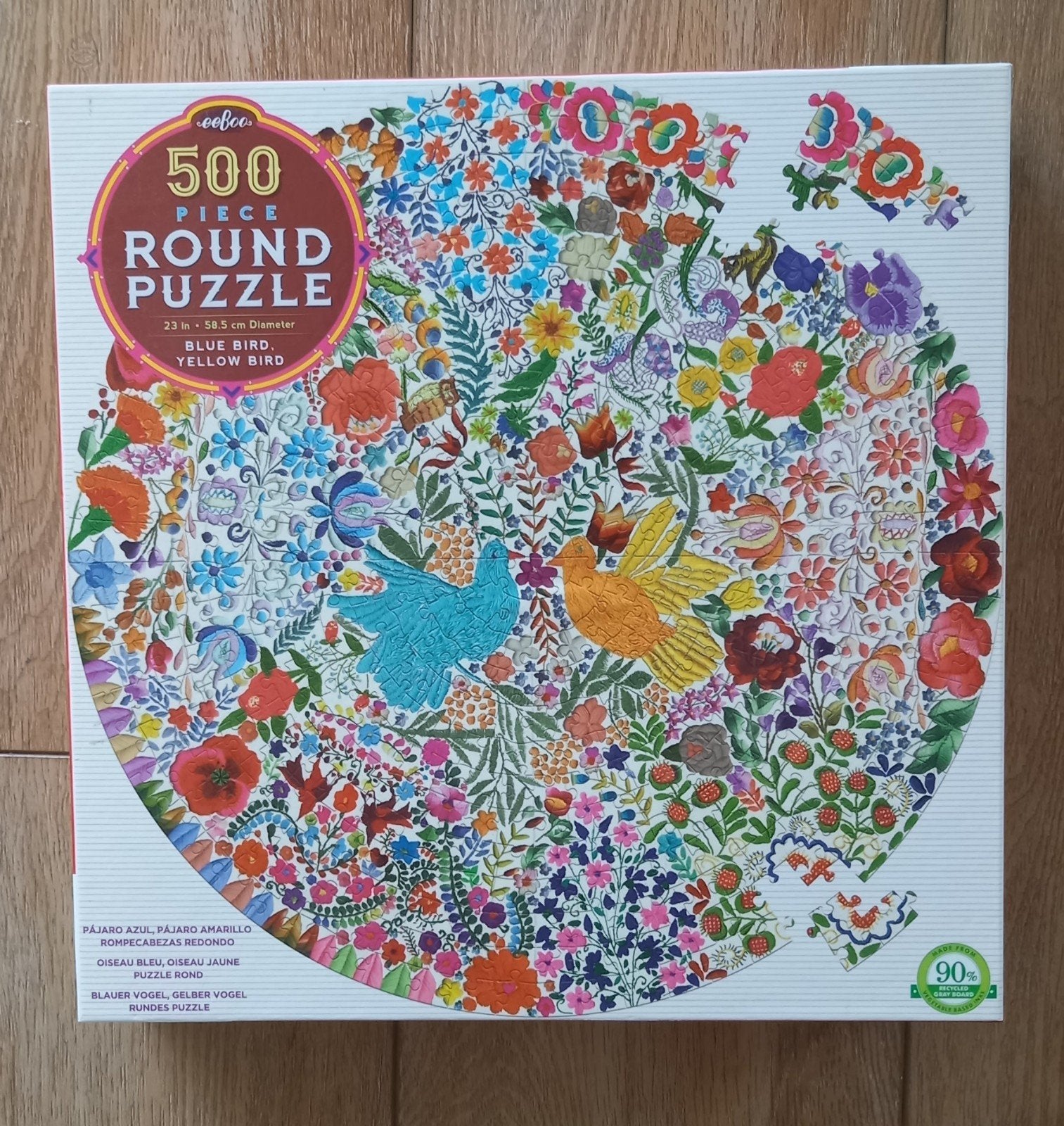 Eeboo puzzel, Hobby en Vrije tijd, Denksport en Puzzels, Ophalen of Verzenden, 500 t/m 1500 stukjes, Zo goed als nieuw