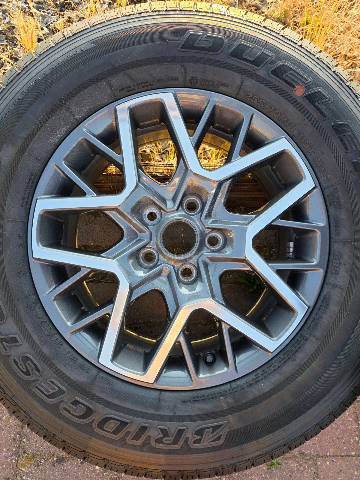 Jeep wrangler banden plus velgen 5x, Auto-onderdelen, Banden en Velgen, Gebruikt, Velg(en), 17 inch, Ophalen of Verzenden