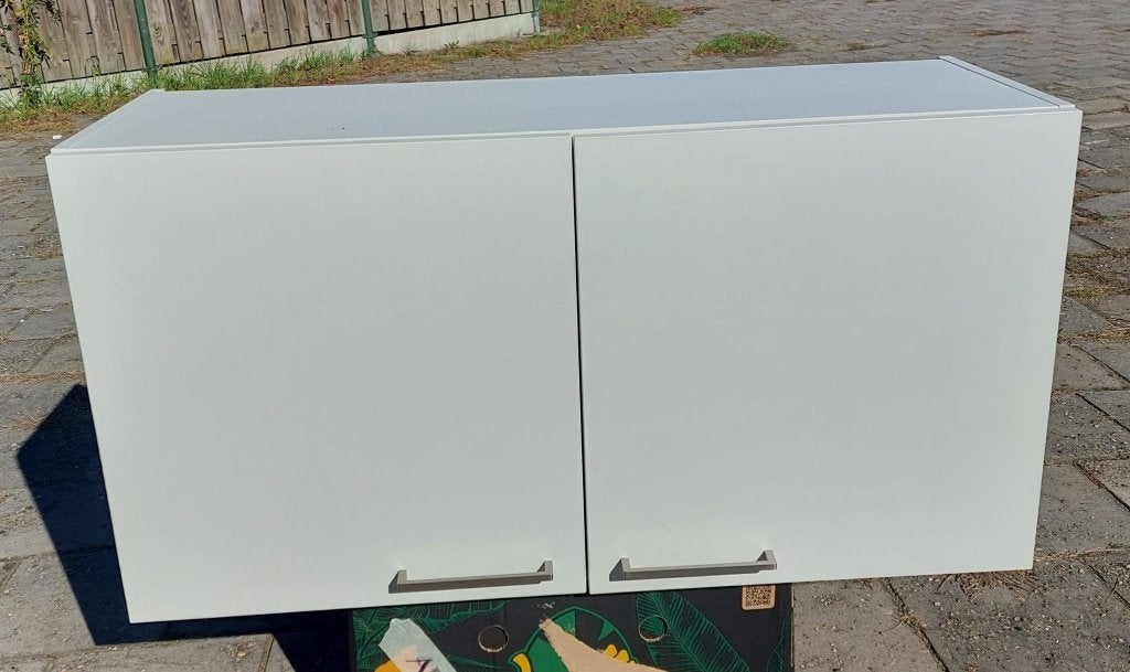 wit keukenkastje dubbele deur, Huis en Inrichting, Ophalen, Wit, Nieuw, 50 tot 100 cm