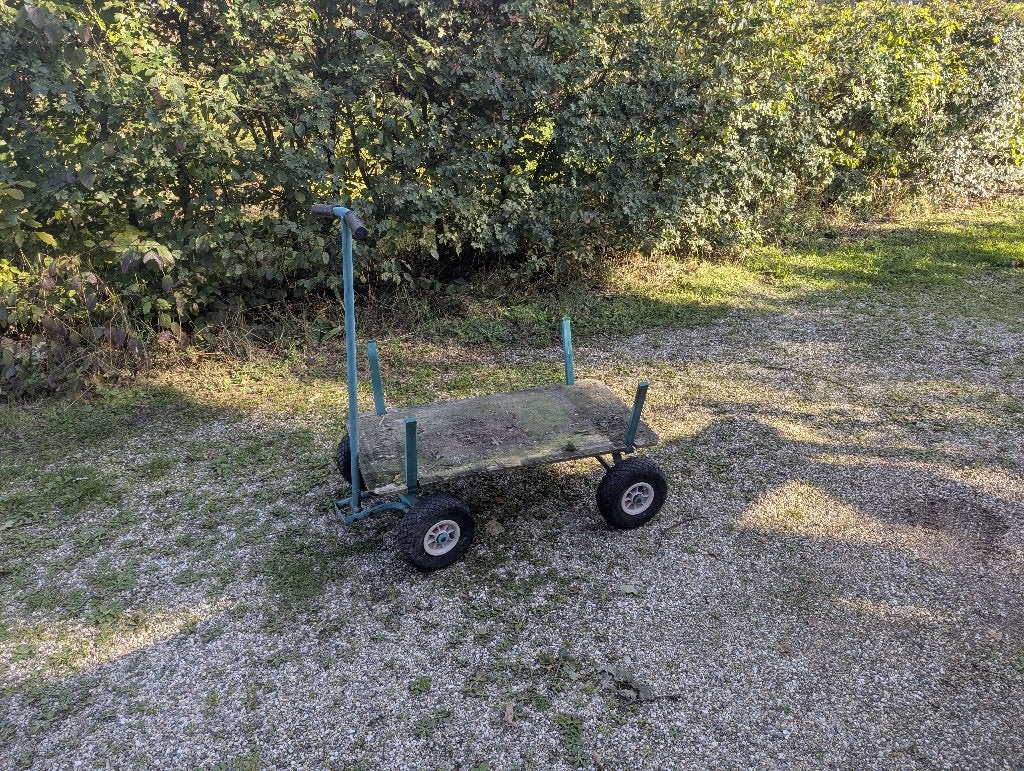 Karretje - opknappertje, Caravans en Kamperen, Ophalen, Gebruikt
