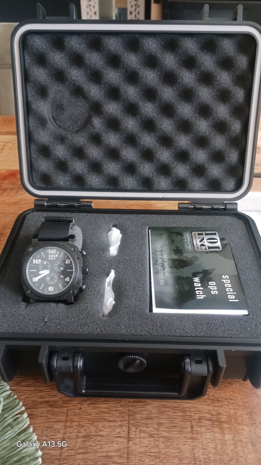 101 INC Special Ops Horloge Zwart met Chronograaf, Ophalen of Verzenden
