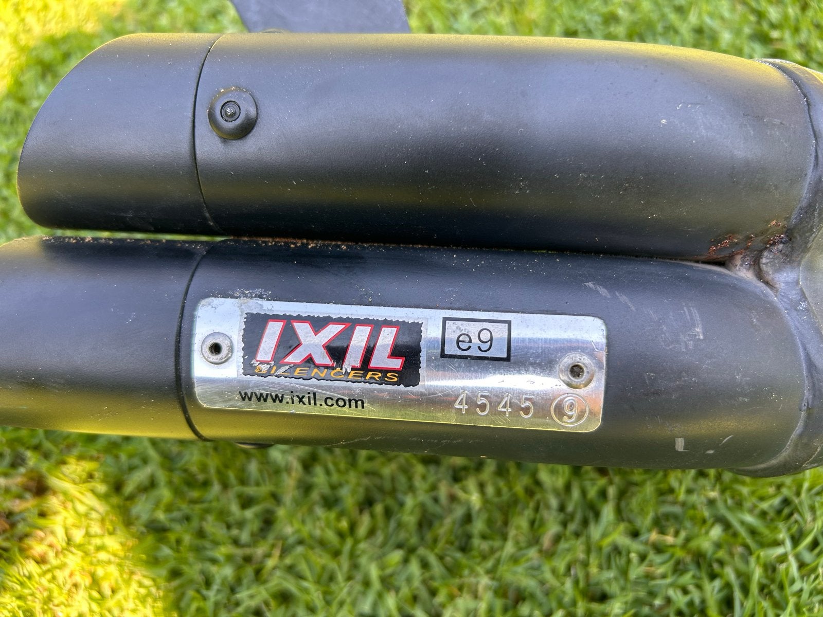 IXIL einddemper met uitlaatsysteem Honda Hornet, Ophalen, Gebruikt