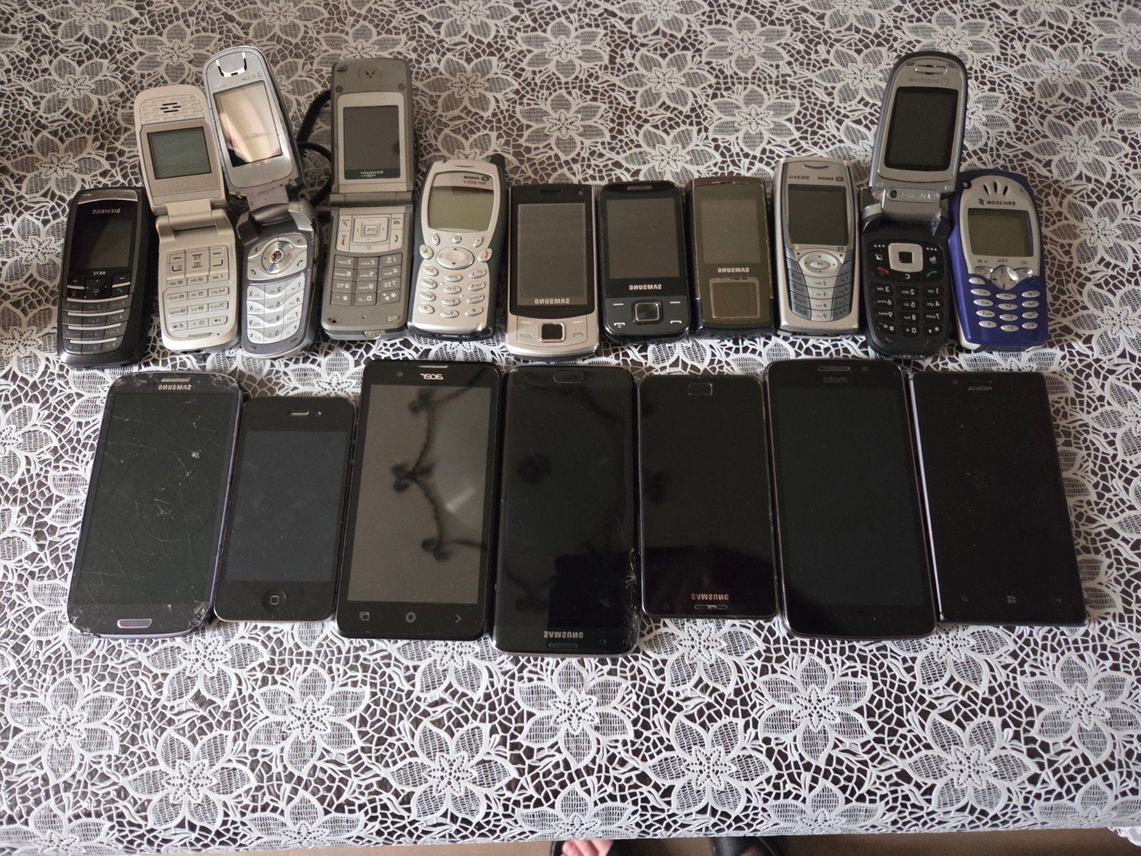 18 stuks gsm,s  voor de liefhebbers?, Telecommunicatie, Mobiele telefoons | Overige merken, Gebruikt, Overige modellen, Ophalen of Verzenden