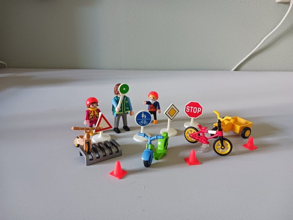 Playmobil 5571 - Veilig in het Verkeer (compleet), Kinderen en Baby's, Speelgoed | Playmobil, Ophalen, Gebruikt