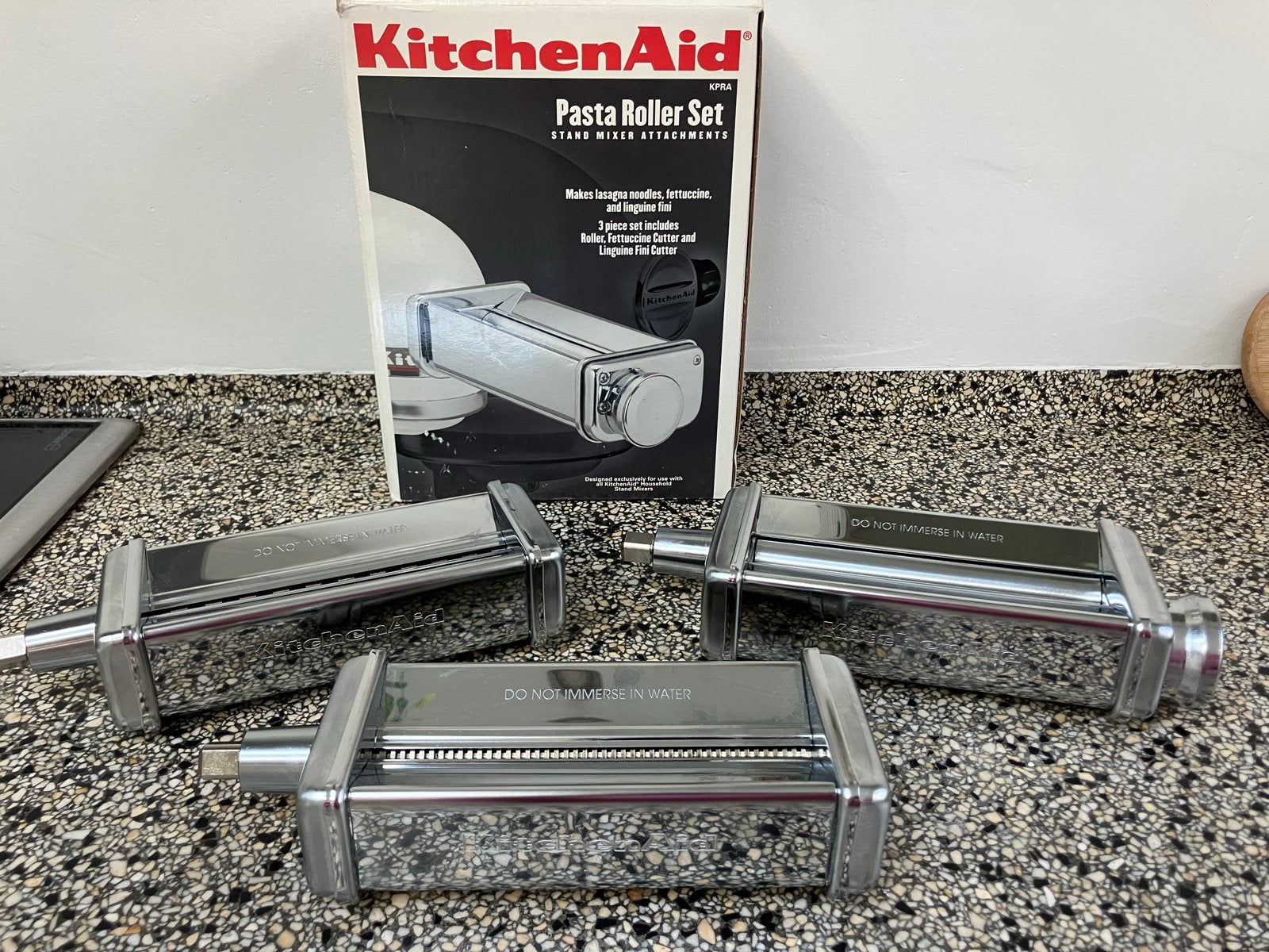 Nieuw KitchenAid Pasta Roller Set - Metaal, Ophalen of Verzenden, Nieuw