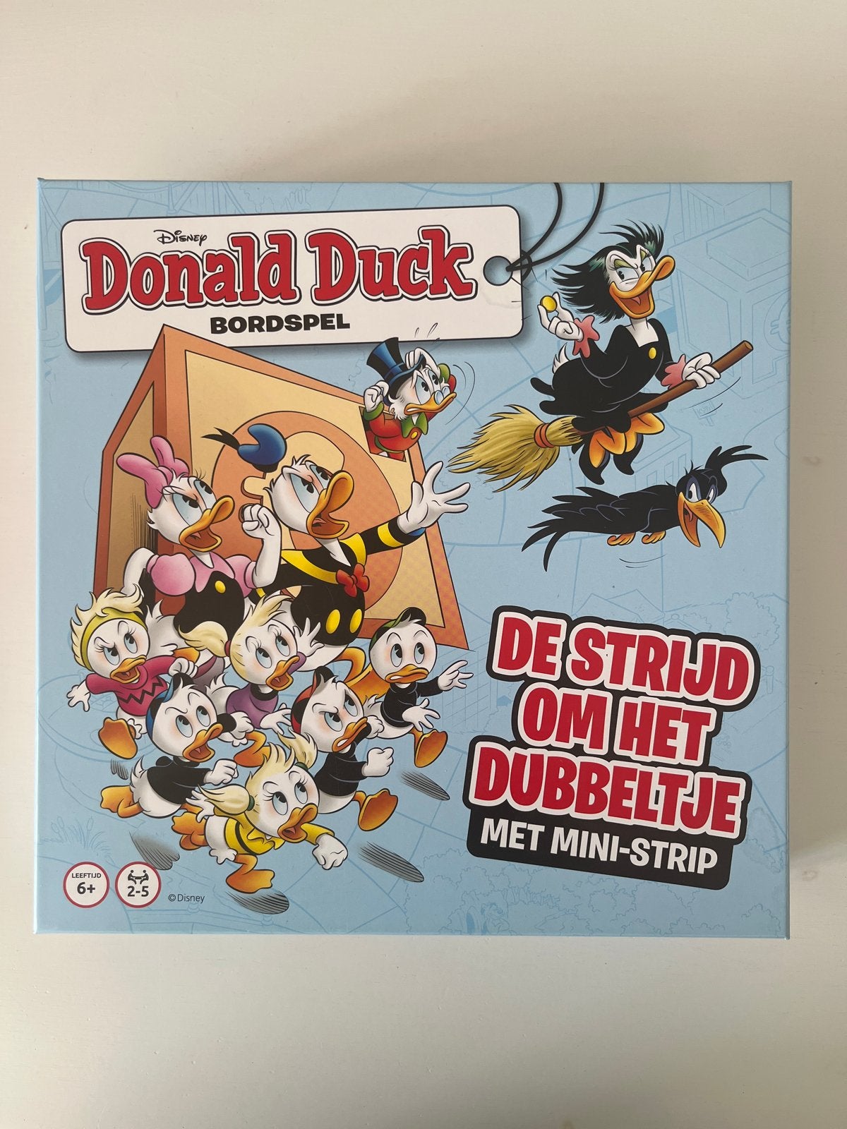 Donald Duck Bordspel: De Strijd om het Dubbeltje, Hobby en Vrije tijd, Drie of vier spelers, Ophalen of Verzenden, Zo goed als nieuw