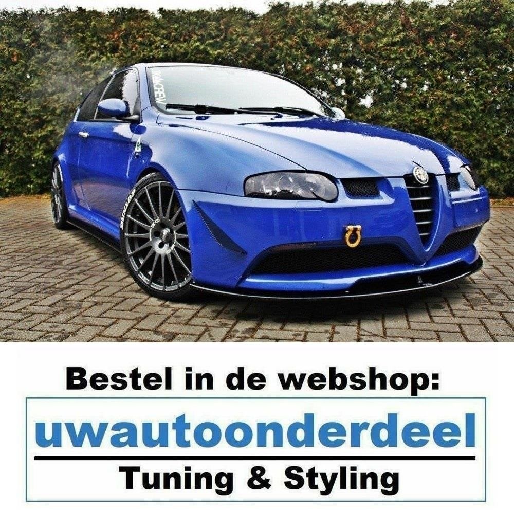 Spoiler Voorspoiler Lip Splitter Voor Alfa Romeo 147 GTA, Verzenden, Automotive Parts, A.parts@hotmail.nl, Trasmolenlaan 12 3447 GZ Woerden