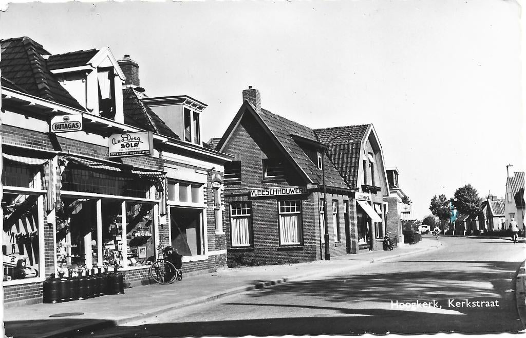 Hoogkerk;  Kerkstraat, Verzenden, 1960 tot 1980, Gelopen, Groningen