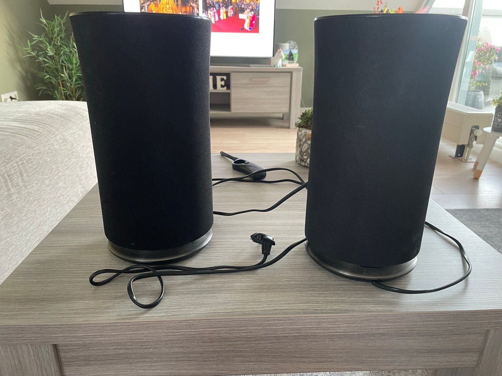 Samsung R1 WAM1500 Draadloze 360 Speakers (Set van 2), Overige merken, Stereo speakers, Gebruikt, WiFi