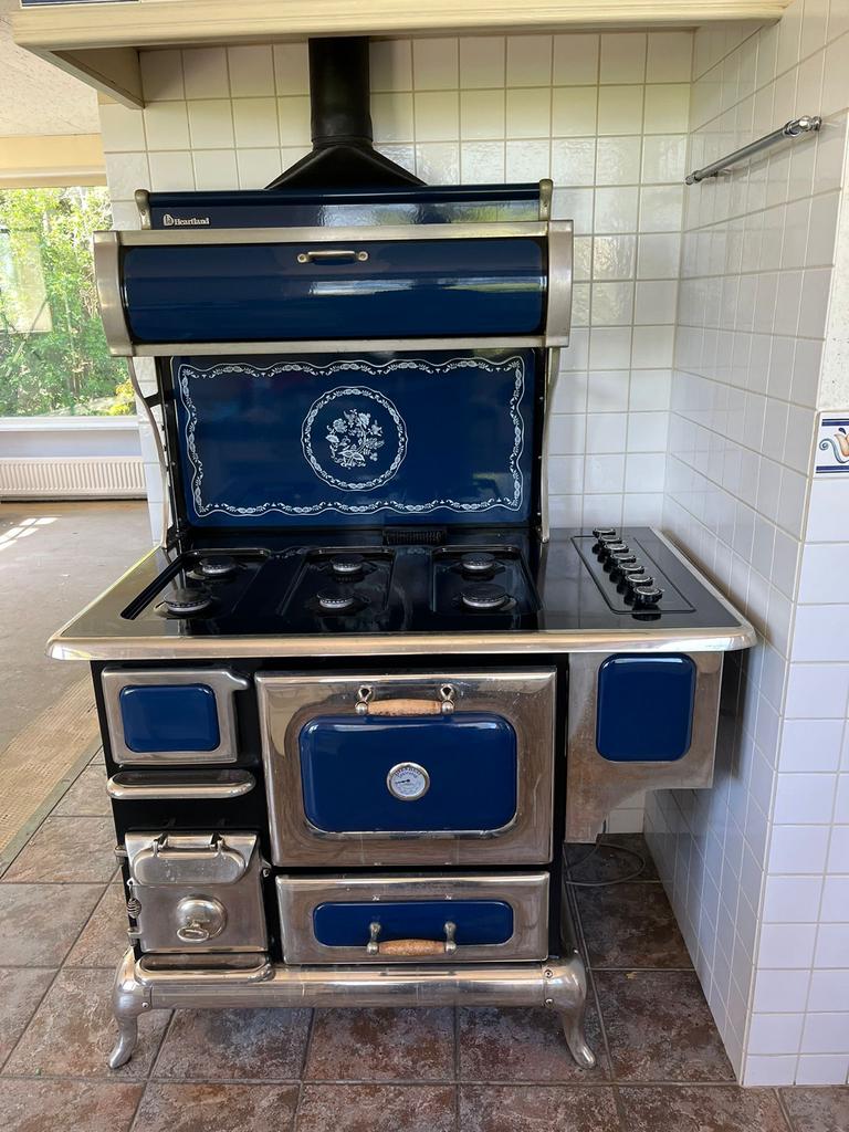 Authentiek Heartland gasfornuis 9100E / 7100E - Vintage, Witgoed en Apparatuur, Fornuizen, Ophalen, Gebruikt, 60 cm of meer, Grill
