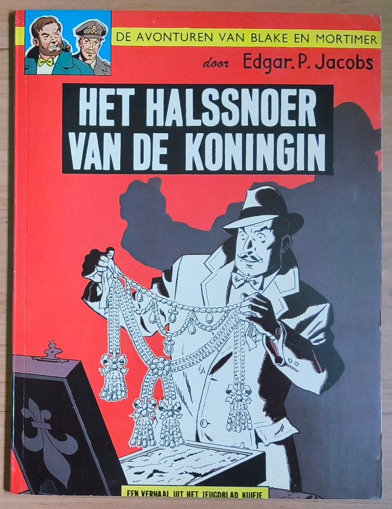 Blake en Mortimer - Het halssnoer -1e druk Lombard (1967), Eén stripboek, Verzenden, Zo goed als nieuw