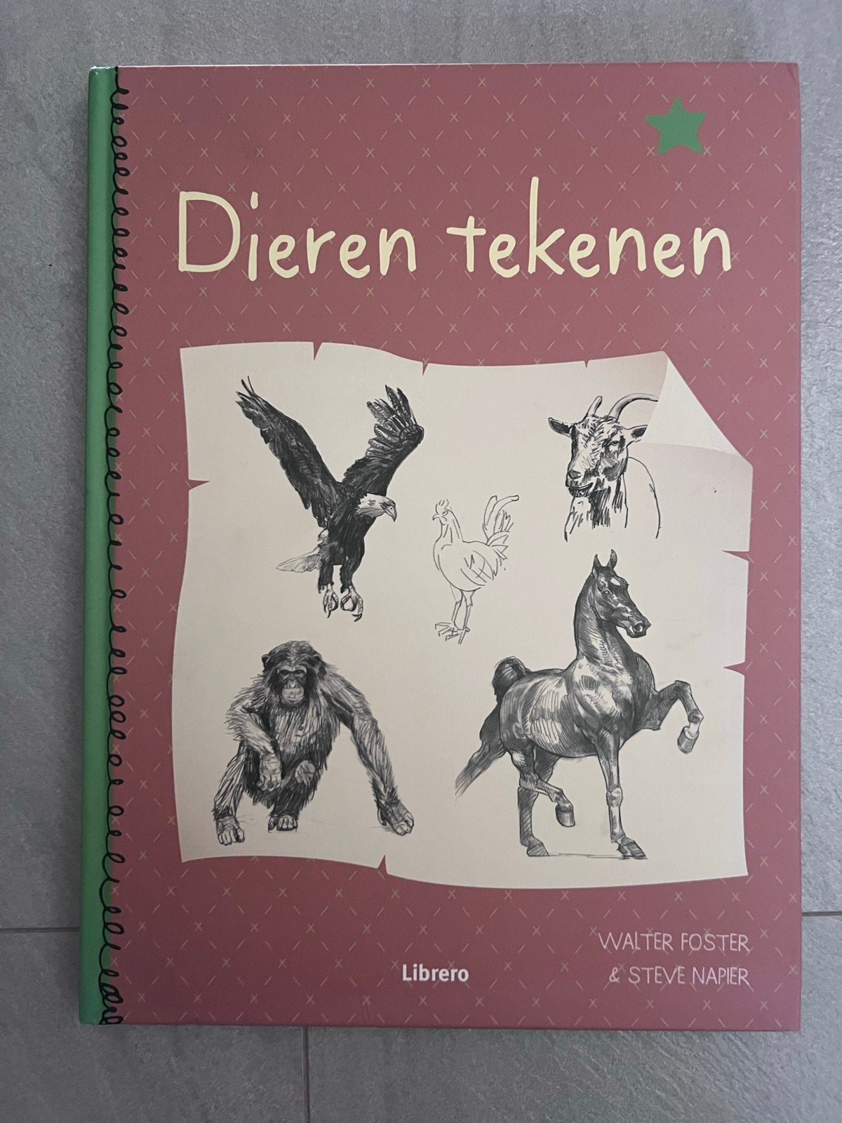 Dieren tekenen - Leer dieren schetsen en tekenen, Ophalen of Verzenden, Gebruikt, Boek of Gids
