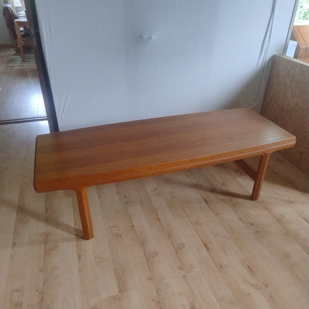 teak tafel Deens Johannes Andersen, Ophalen, 50 – 75, 50 tot 100 cm, 150 tot 200 cm