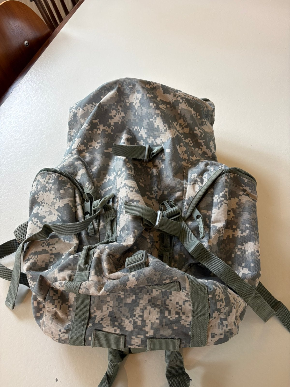 Army , leger look backpack. Rugzak., Ophalen of Verzenden, Zo goed als nieuw, Overige merken