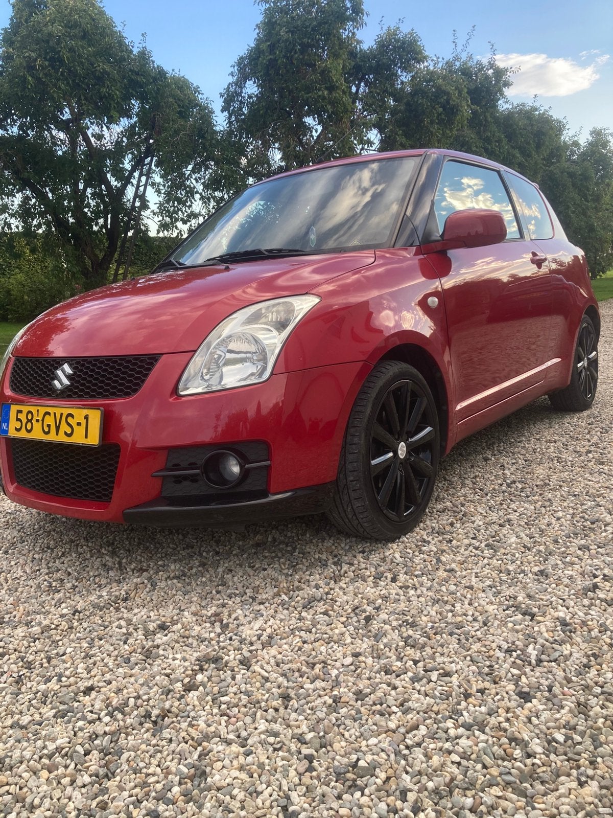 Suzuki Swift 1.6 3D Sport 2008 Rood, Auto's, Voorwielaandrijving, 1005 kg, 125 pk, 40 €/maand