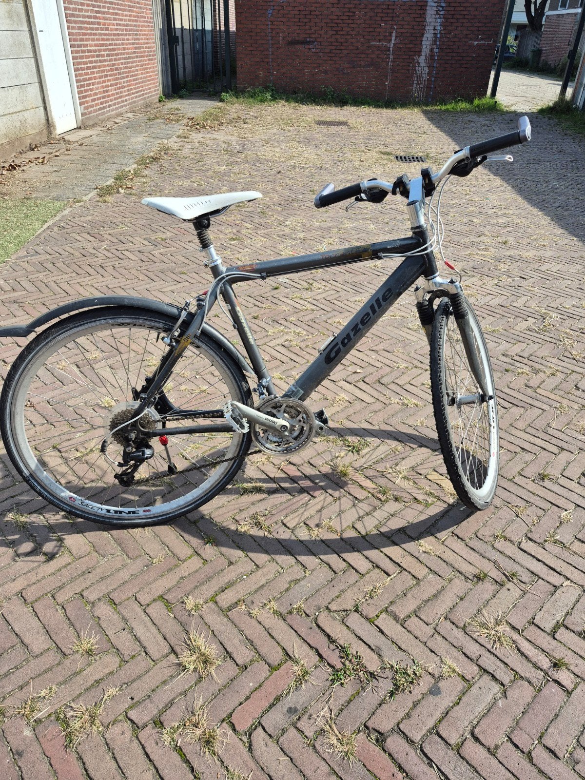 herenfiets mountainbike gazelle, Fietsen en Brommers, Fully, Ophalen of Verzenden, Zo goed als nieuw, Gazelle