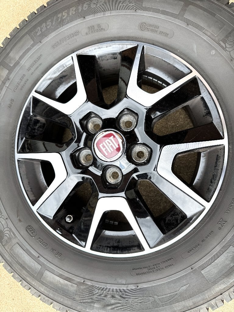Reservewiel Ducato 5x118 Michelin op lichtmetalen velg., Ophalen, 16 inch, Banden en Velgen, Bestelwagen