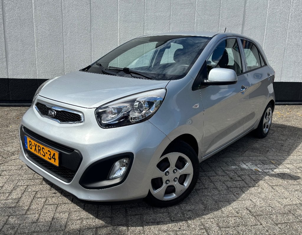 Te koop Kia Picanto 1.2 Cvvt 5-DRS 2014 Grijs, Auto's, Kia, Voorwielaandrijving, Euro 5, Stof, Zwart