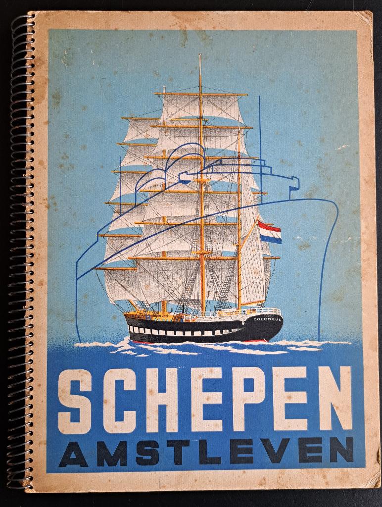 SCHEPEN AMSTLEVEN - 1939, Ophalen of Verzenden, Gebruikt, Motorboot of Zeilboot, Boek of Tijdschrift