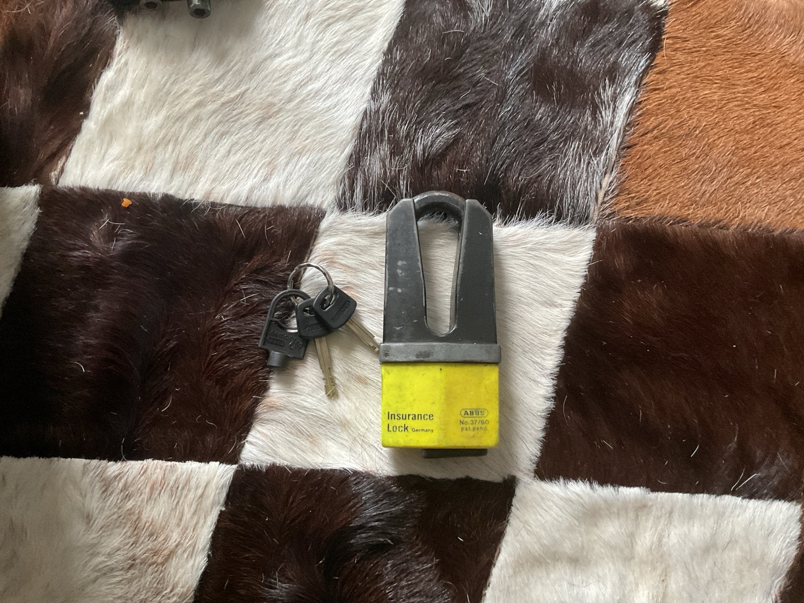 ABUS Insurance Lock met sleutels, Ophalen of Verzenden, Gebruikt