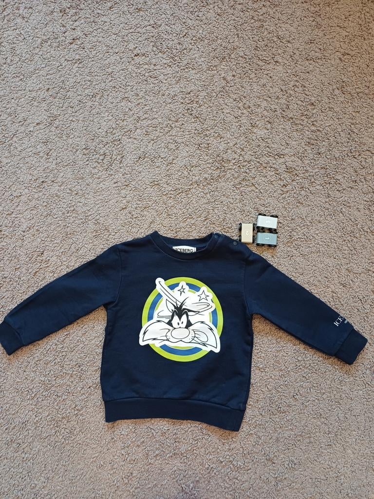 Iceberg Looney Tunes trui maat 86 (18 maanden), Ophalen, Gebruikt, Iceberg, Truitje of Vestje