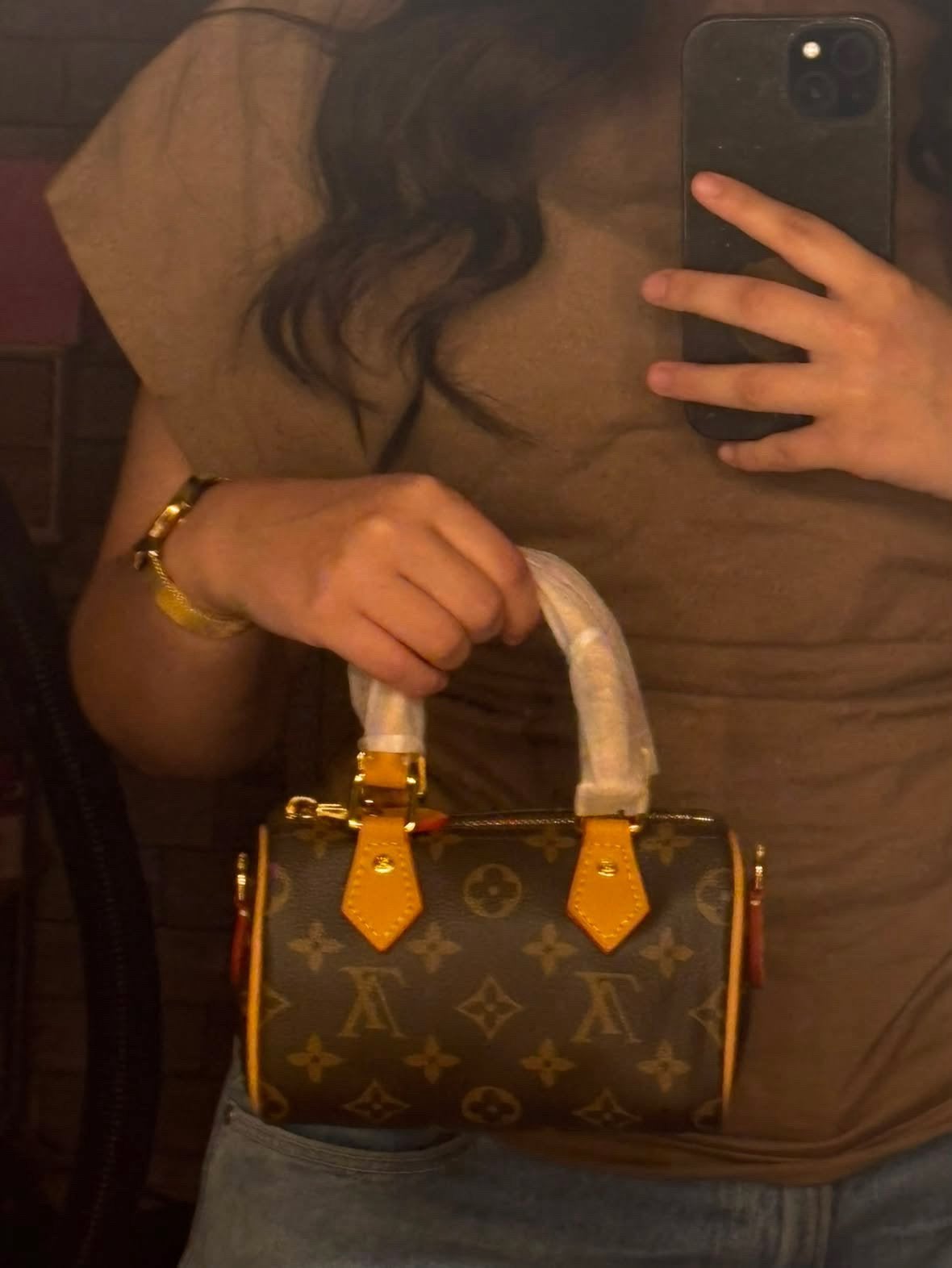 Mini speedy bag, Ophalen of Verzenden, Zo goed als nieuw, Zwart, Handtas