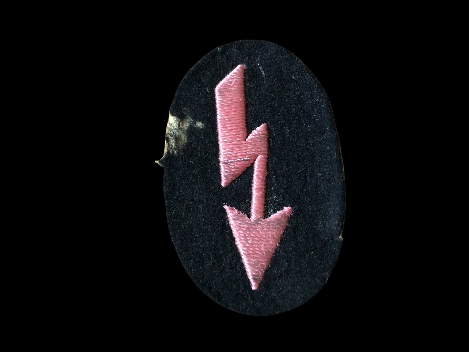 WH WW2 panzer funker arm patch (1), Verzamelen, Ophalen, Landmacht, Duitsland, Embleem of Badge