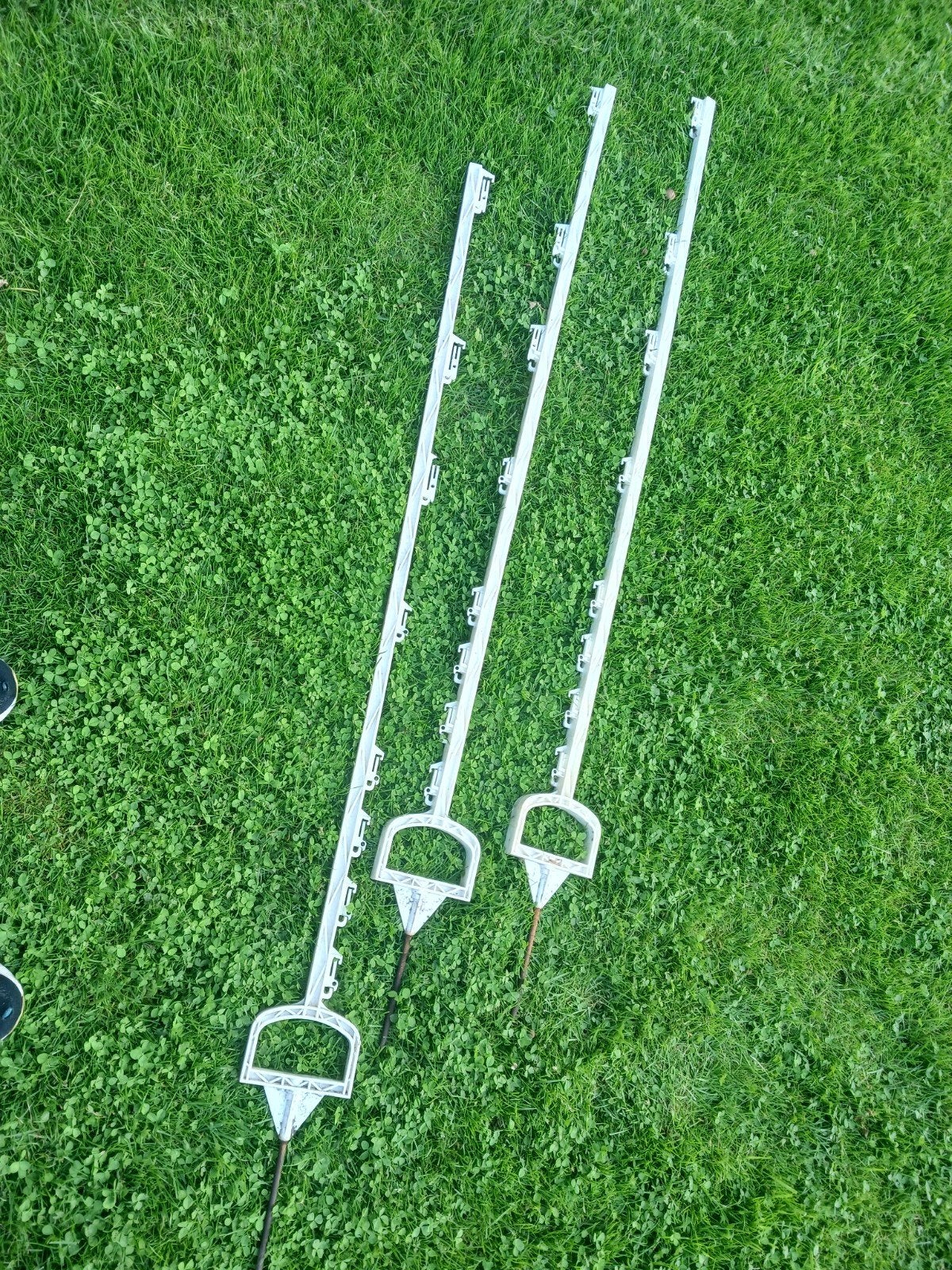 Prikpaal paarden 150 cm hoog, Weidegang, 4 paarden of pony's of meer